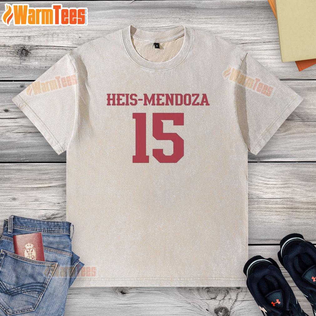 Top Heis Mendoza 15 washed t-shirt in a stylish design, perfect for casual wear and comfortable everyday outfits.