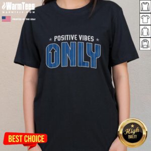Top Orlando Magic Positive Vibes Only Ladies Tee featuring vibrant design and comfortable fit for fans.