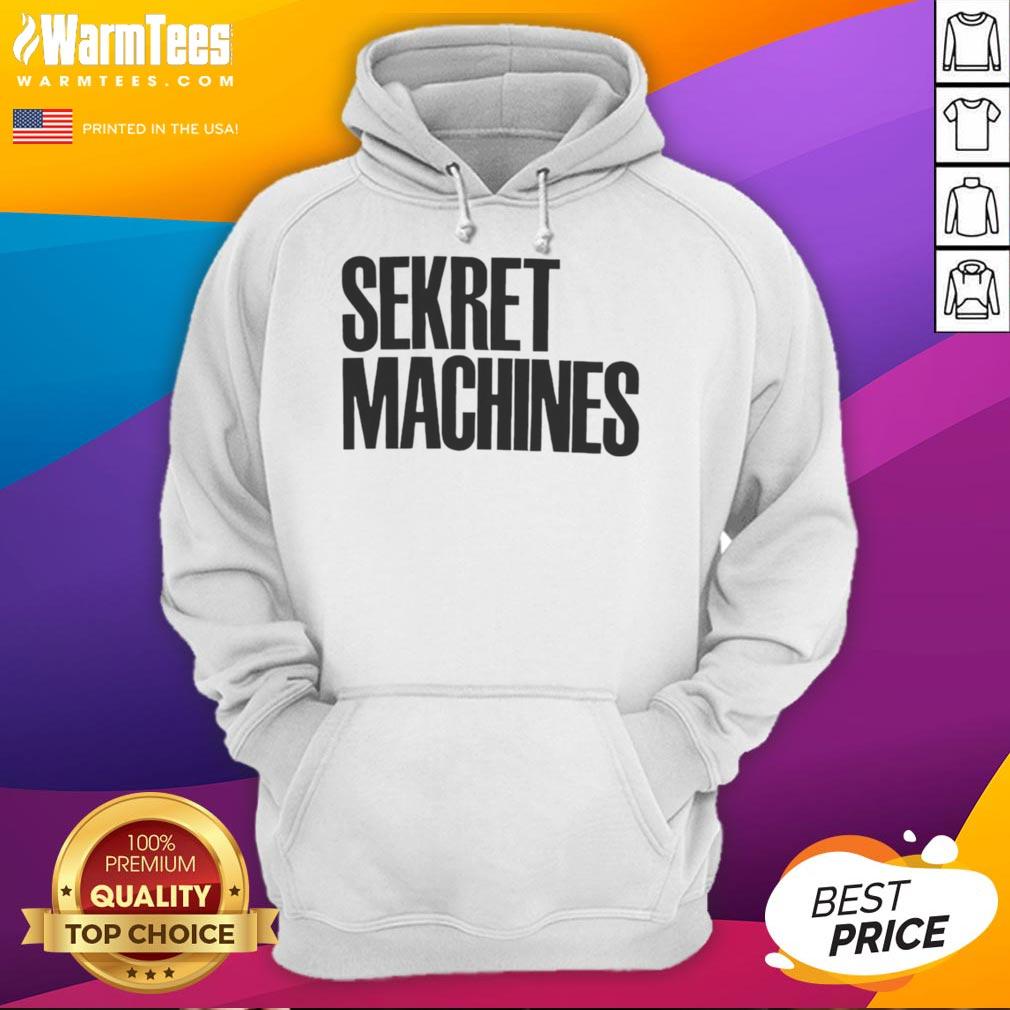 Top-Sekret Machines hoodie featuring a stylish design, perfect for streetwear enthusiasts and casual outfits.