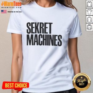 Top Sekret Machines Ladies Tee featuring a stylish design, perfect for casual wear and expressing individuality.