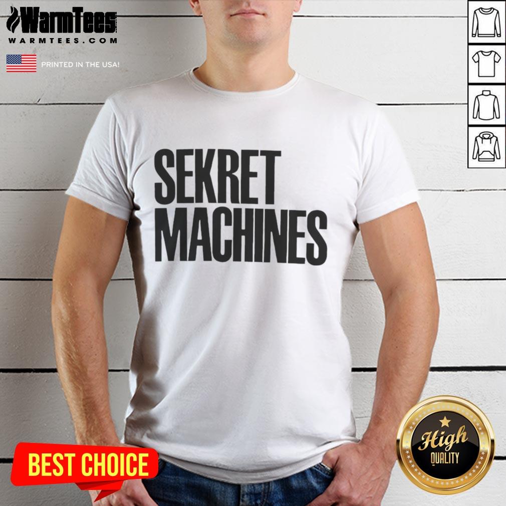 Top Sekret Machines T-Shirt featuring a unique design, perfect for fans of the Top Sekret Machines series.