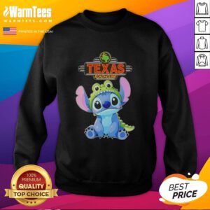 Top Stitch Cosplay Crocodile X Texas Roadhouse Sweatshirt featuring vibrant colors and unique design for cosplay enthusiasts.