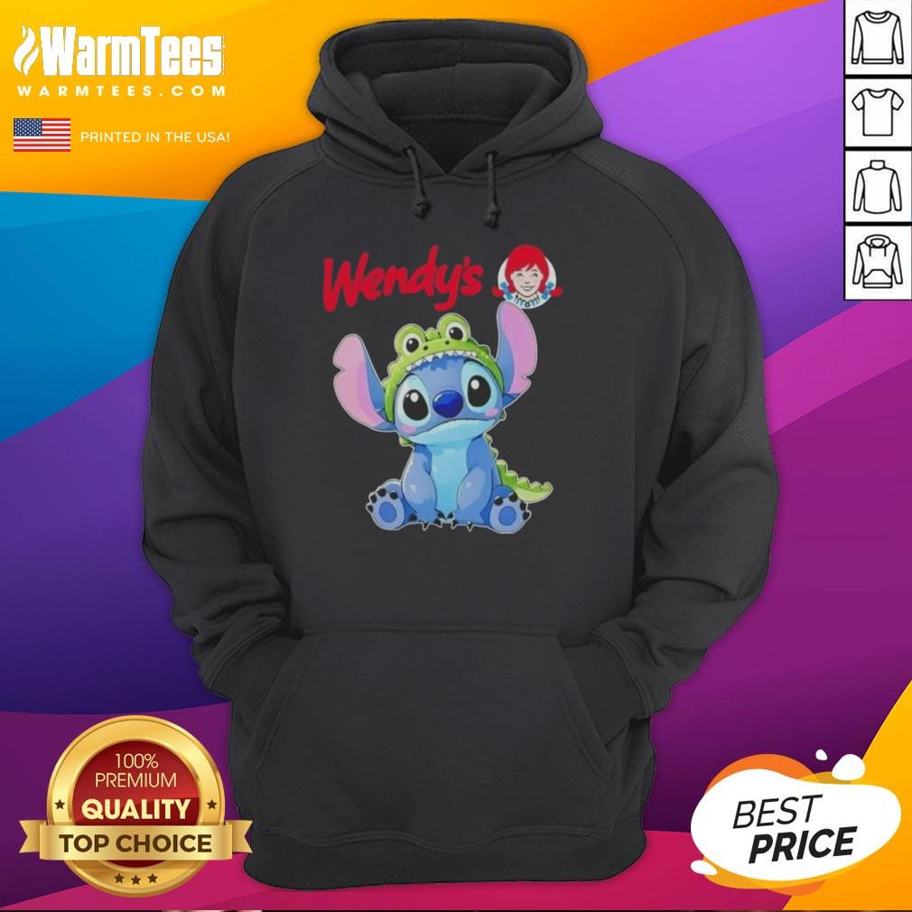 Top Stitch Cosplay in a Crocodile X Wendy's hoodie featuring vibrant colors and detailed design for fans.