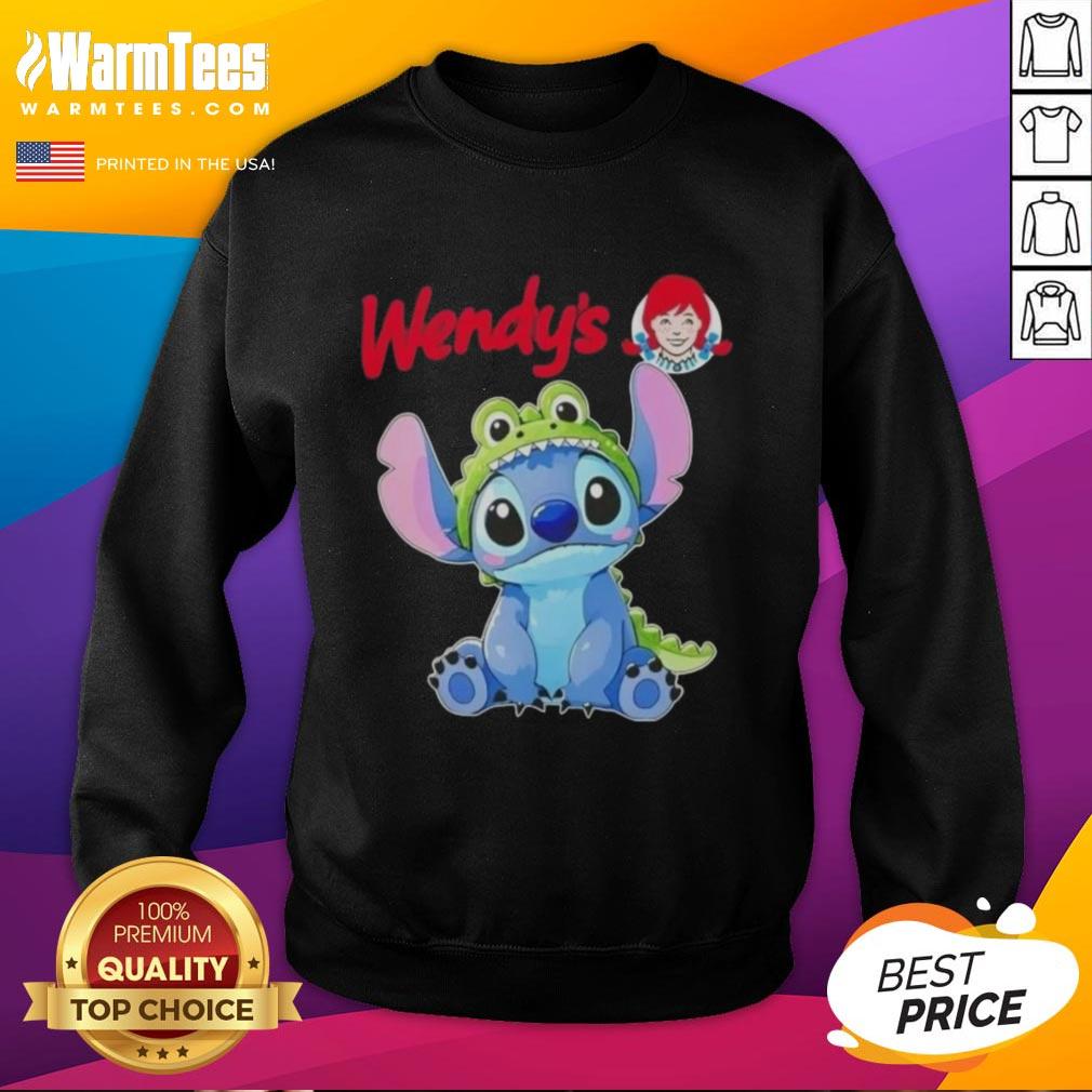 Top Stitch cosplay featuring Crocodile and Wendy's sweatshirt design, showcasing vibrant colors and intricate details.
