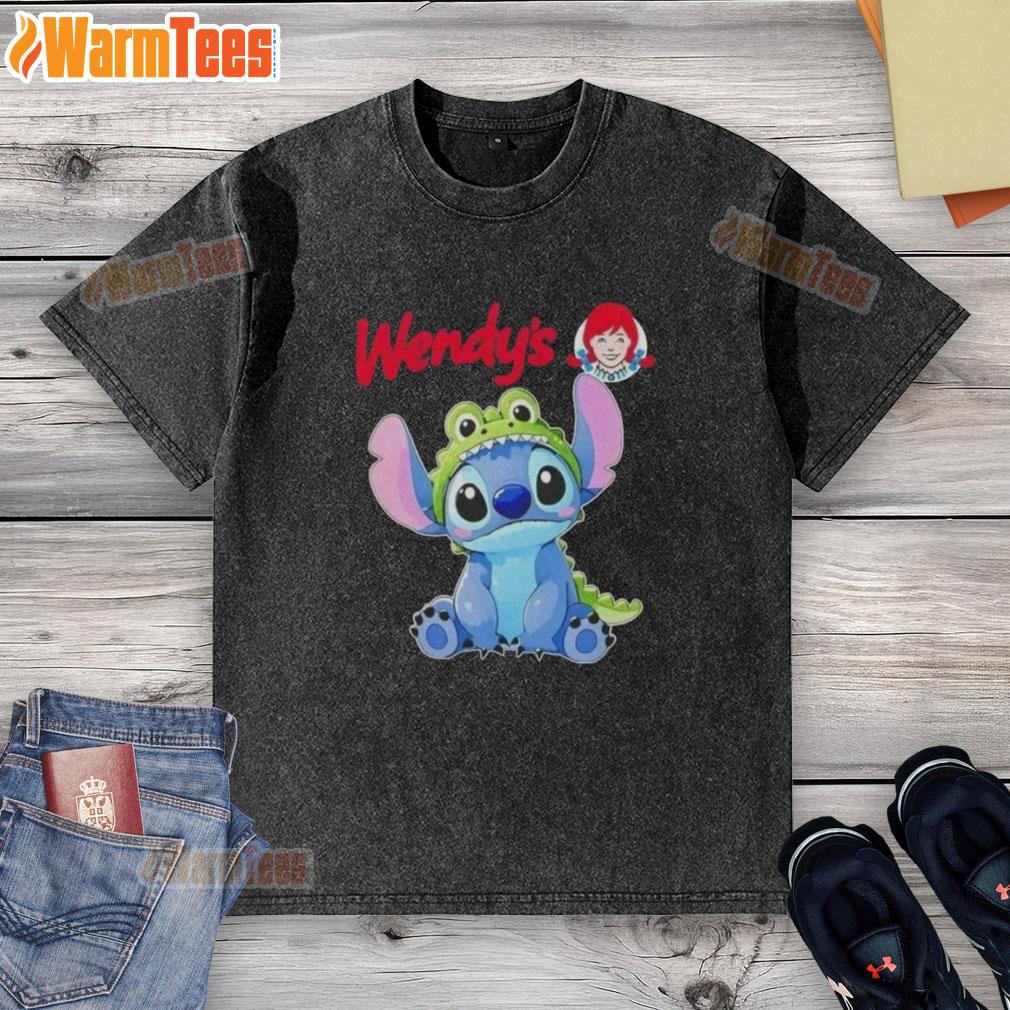 Top Stitch Cosplay Crocodile X Wendy's washed t-shirt featuring vibrant colors and unique design for cosplay enthusiasts.