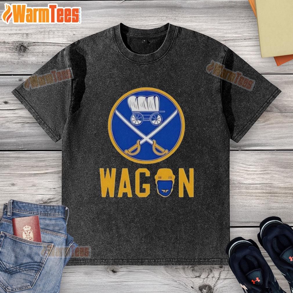 Good Absolute Wagon Buffalo Sabres washed t-shirt featuring a vintage design, perfect for Sabres fans and casual wear.