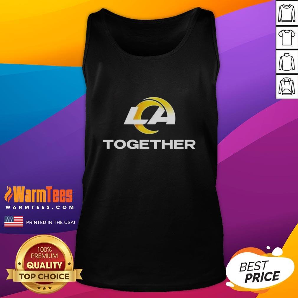 Good Los Angeles Rams Together tank top featuring vibrant team colors and logo, perfect for fans and game day wear.