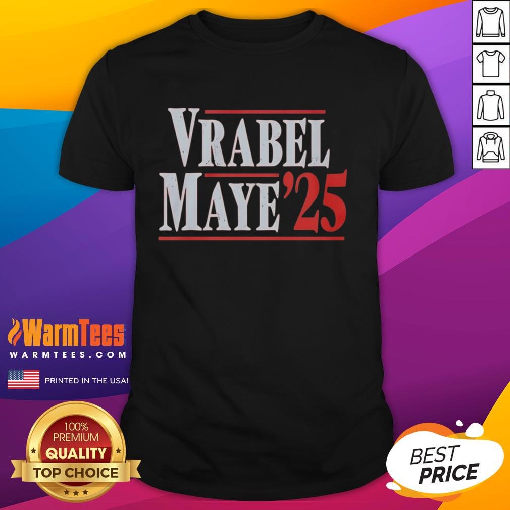 Good Mike Vrabel and Drake Maye 2025 New England Patriots T-Shirt featuring team colors and graphics for fans.