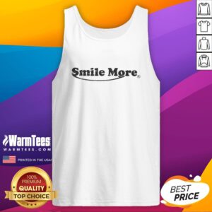 Good Smile More logo tank top featuring a vibrant design, perfect for casual wear and spreading positivity.