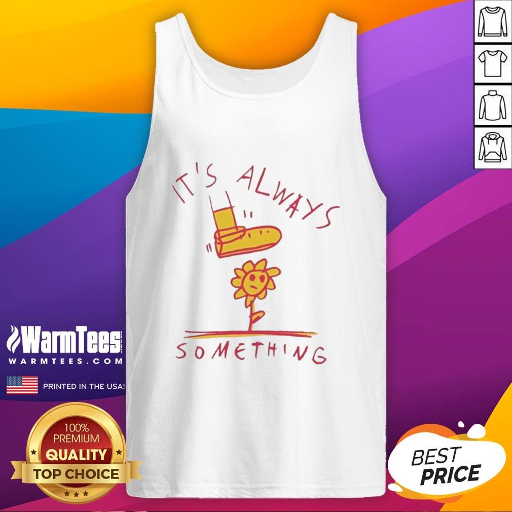 Good Sun Flower tank top featuring a vibrant floral design, perfect for summer wear and casual outings.