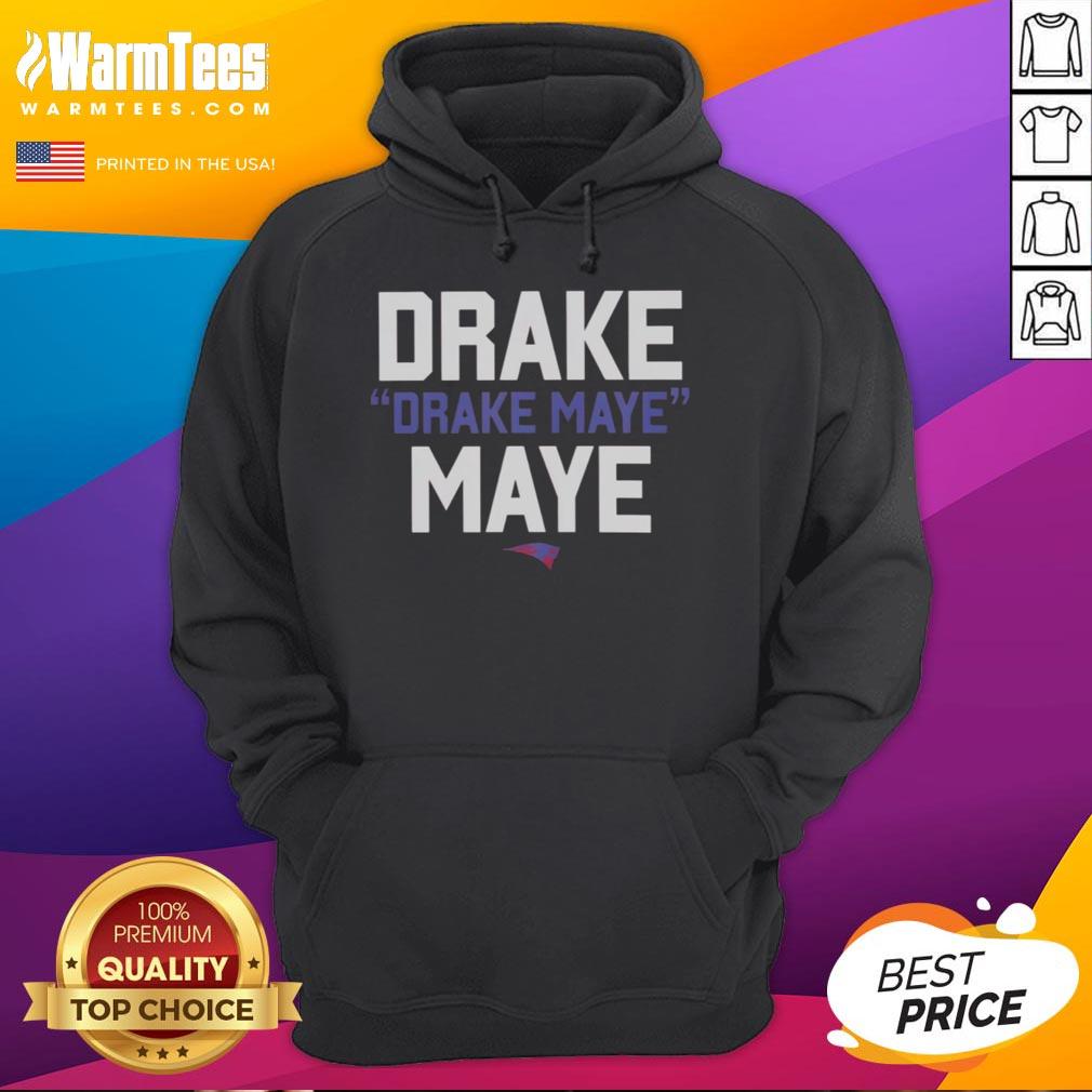Hot Drake Maye logo hoodie featuring a stylish design for fans of the NFL quarterback.