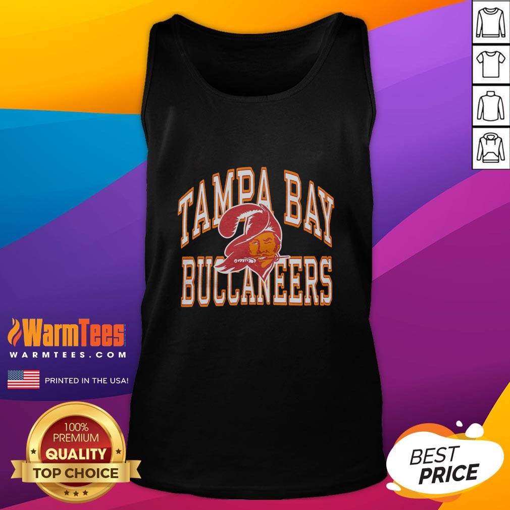 Hot Tampa Bay Buccaneers Arch Tank Top showcasing team spirit and style for fans on game day.