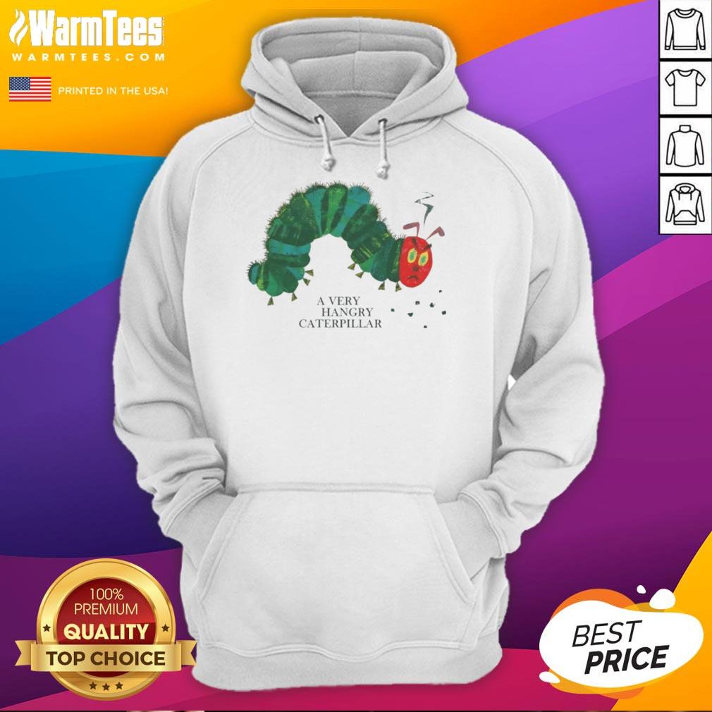 Colorful Nice-A-Very-Hangry-Caterpillar-Hoodie featuring a playful caterpillar design, perfect for kids and fun fashion.