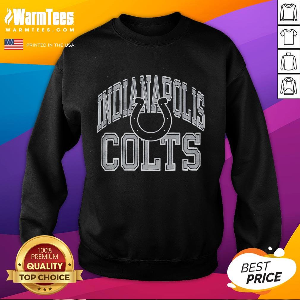 Cozy Nice Indianapolis Colts Arch Sweatshirt featuring team colors and logo, perfect for game day or casual wear.