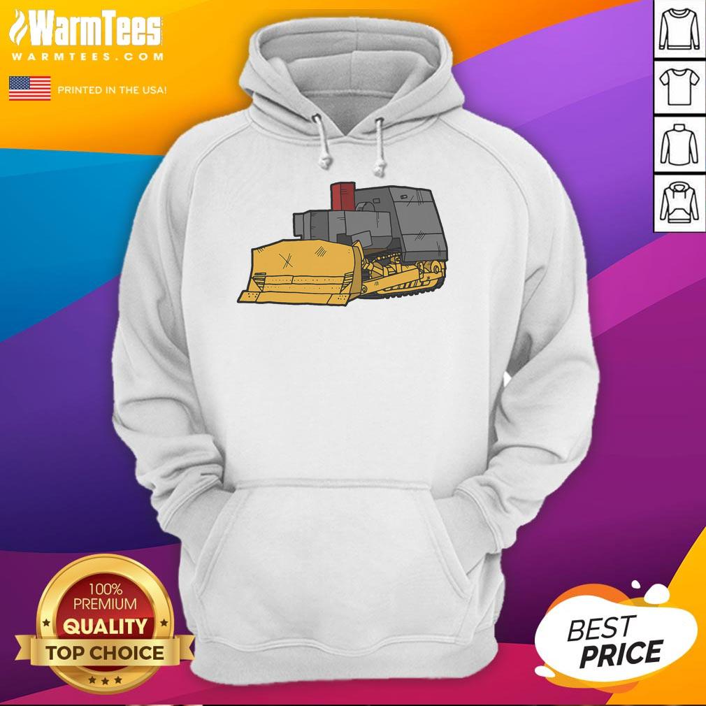 Nice Killdozer modified bulldozer hoodie featuring a unique design for heavy machinery enthusiasts.