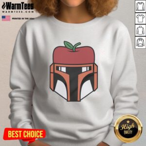 Original Boba Fett X New York Mets Apple Sweatshirt featuring a unique design for fans of Star Wars and baseball.