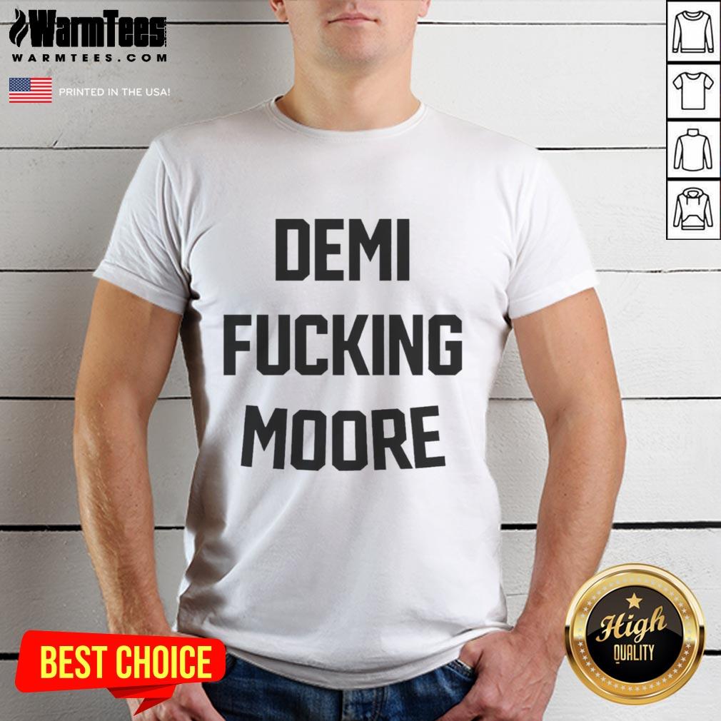 Premium Demi Moore T-Shirt featuring a stylish graphic design, perfect for fans of the iconic actress and fashion enthusiasts.