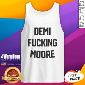 Premium Demi Moore tank top featuring a stylish design, perfect for casual outings and fashion-forward looks.