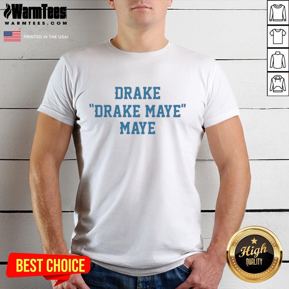 Premium Drake Maye T-Shirt featuring a stylish design, perfect for fans of the talented quarterback Drake Maye.