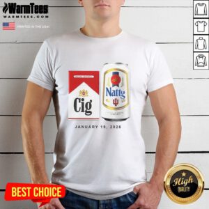 Premium Indiana Hoosiers Curt Cignetti Cignatty 2026 T-Shirt in red, showcasing team logo and stylish design for fans.