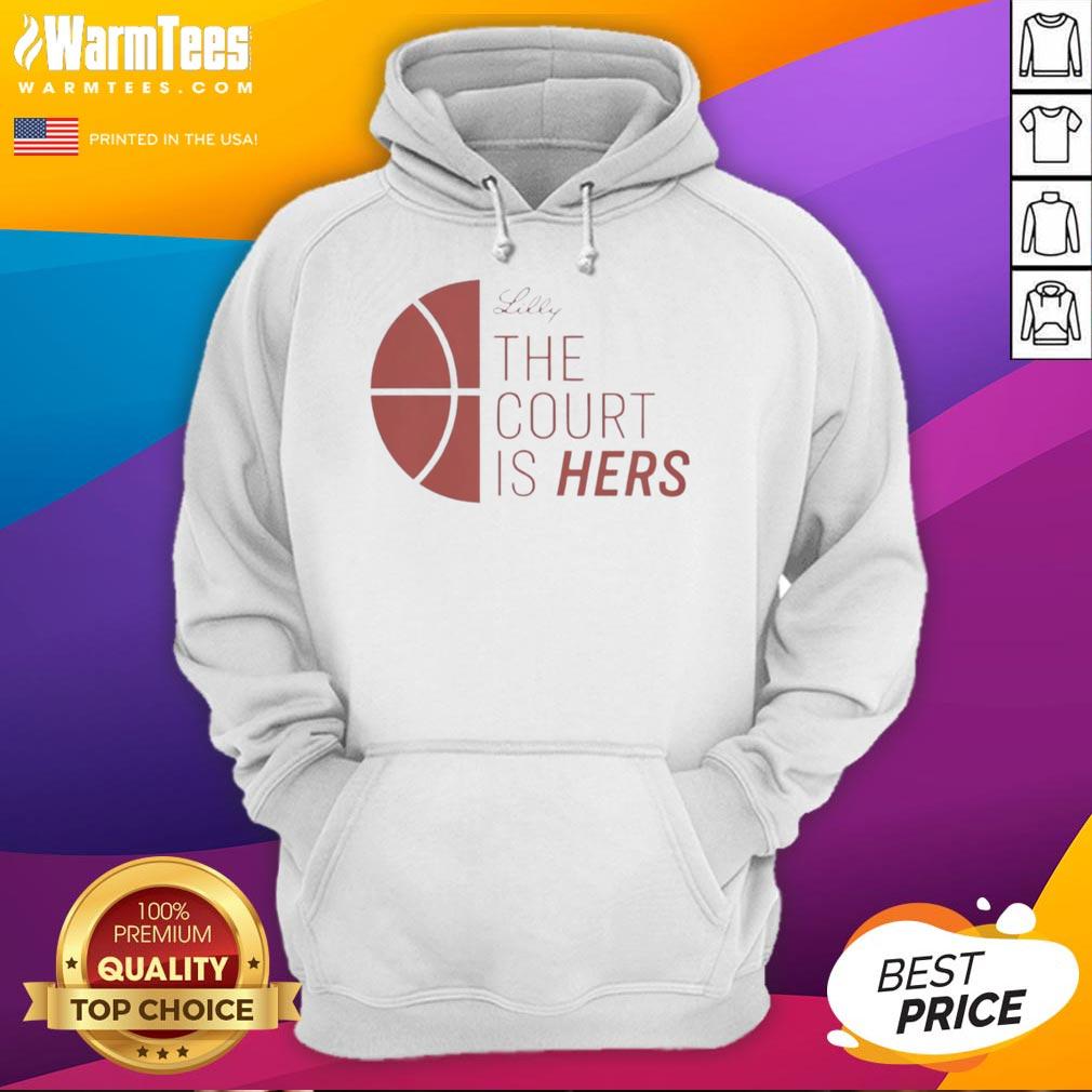 Premium Lilly The Court Is Hers Hoodie in stylish design, perfect for basketball fans and casual wear enthusiasts.