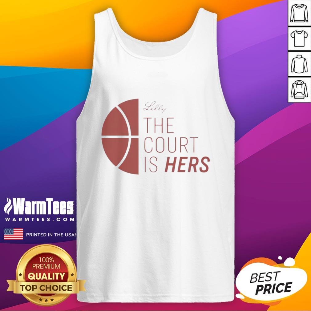 Alt Text: Premium Lilly The Court Is Hers Tank Top in stylish design, perfect for casual wear and sports activities.