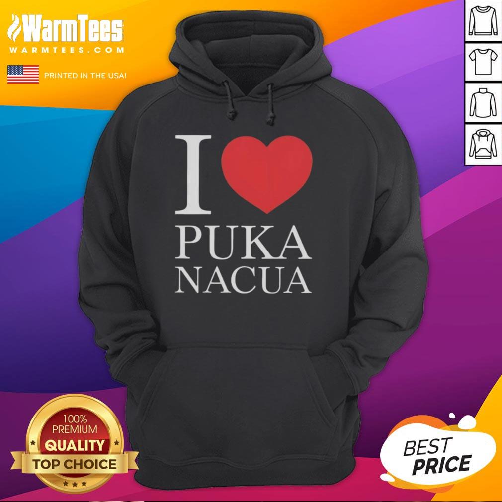 Cozy Top I Love Puka Nacua Hoodie in vibrant colors, perfect for fans and casual wear lovers.