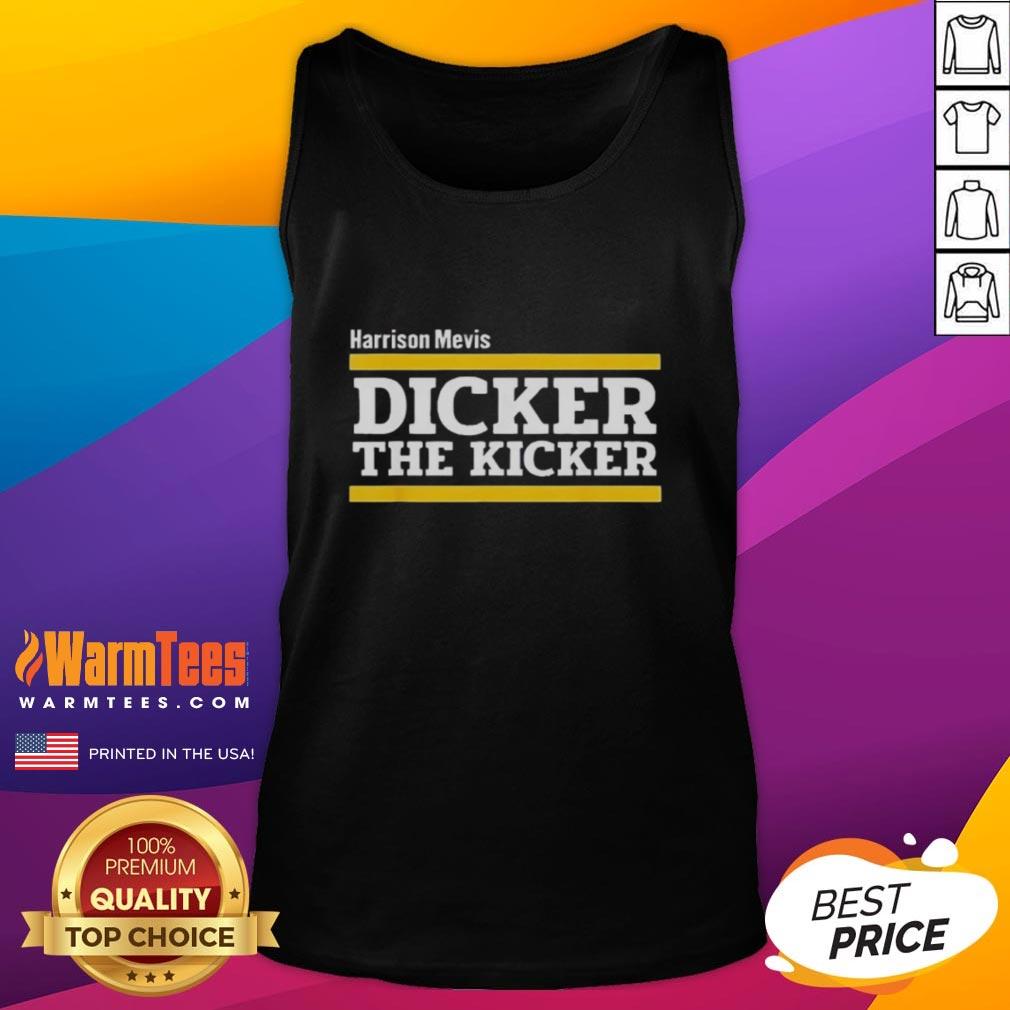 Top Los Angeles Rams Harrison Mevis The Thiccer Kicker tank top featuring team colors and logo, perfect for fans.