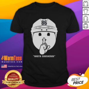 Top Nikita Kucherov Tampa Bay Lightning Shhh Celly T-Shirt featuring bold graphics and team colors for fans.