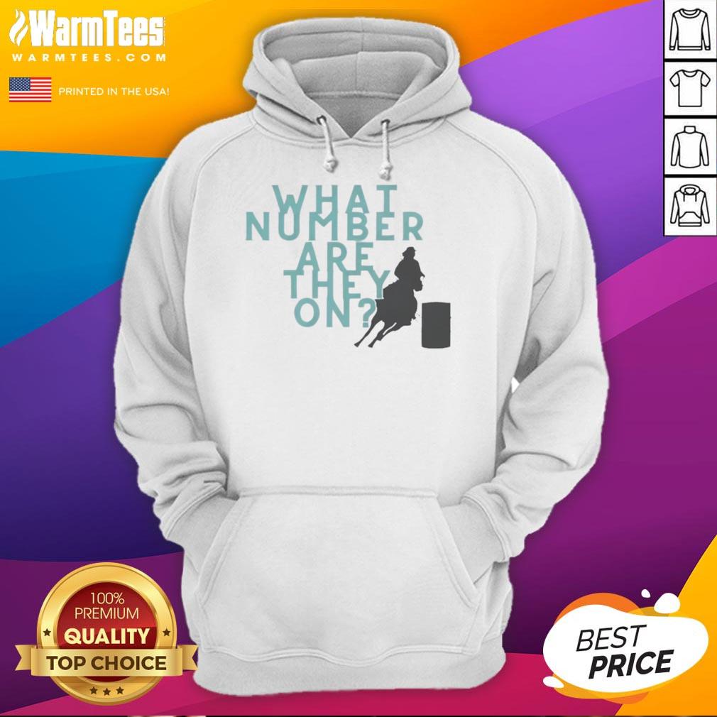 Top What Number Are They On Hoodie featuring bold graphics and a stylish design for casual wear.