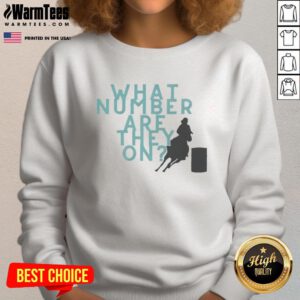 Cozy 'Top-What-Number-Are-They-On' sweatshirt in a stylish design, perfect for casual outfits and fan apparel.