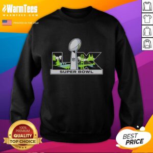 Seattle Seahawks sweatshirt featuring Good Super Bowl LX trophy design, perfect for fans celebrating football victories.