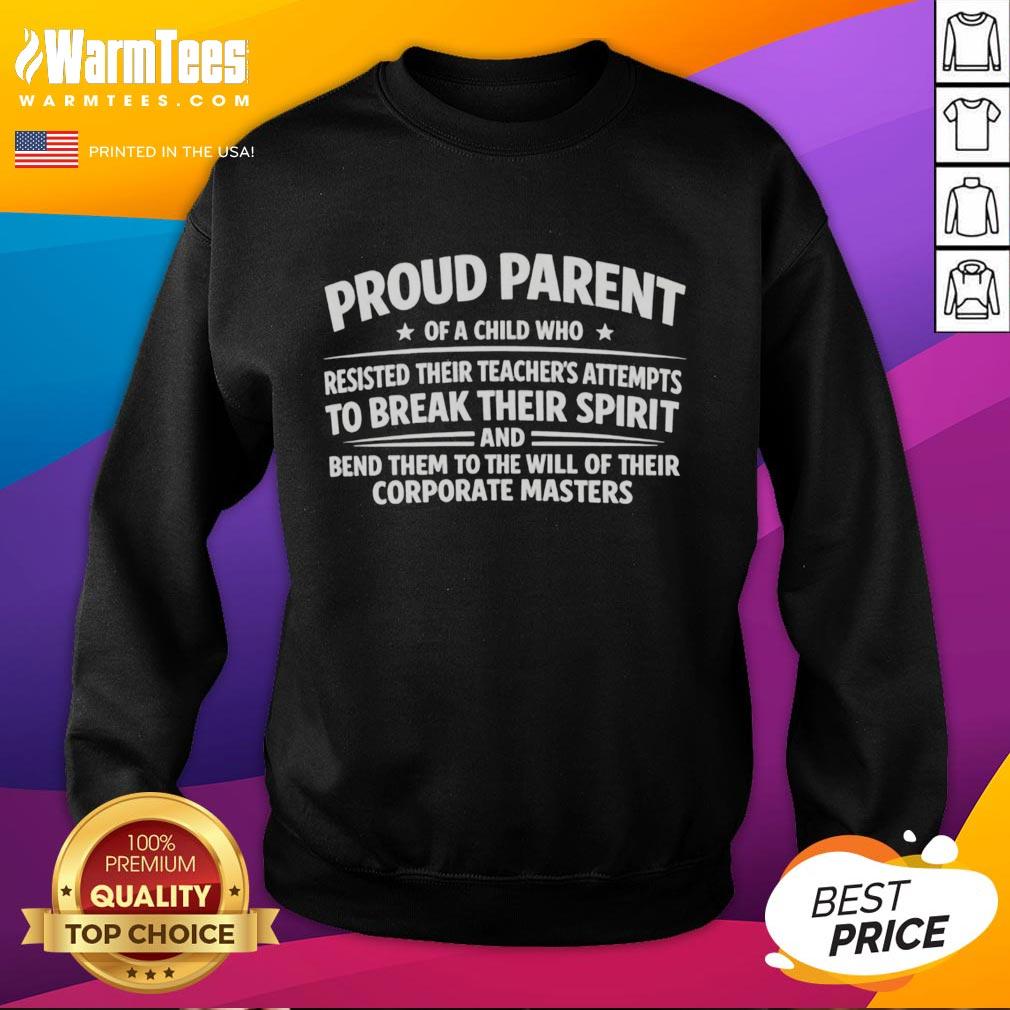 Alt Text: Hot Proud Parent of a Defiant Student Sweatshirt featuring bold text and a stylish design for proud parents.