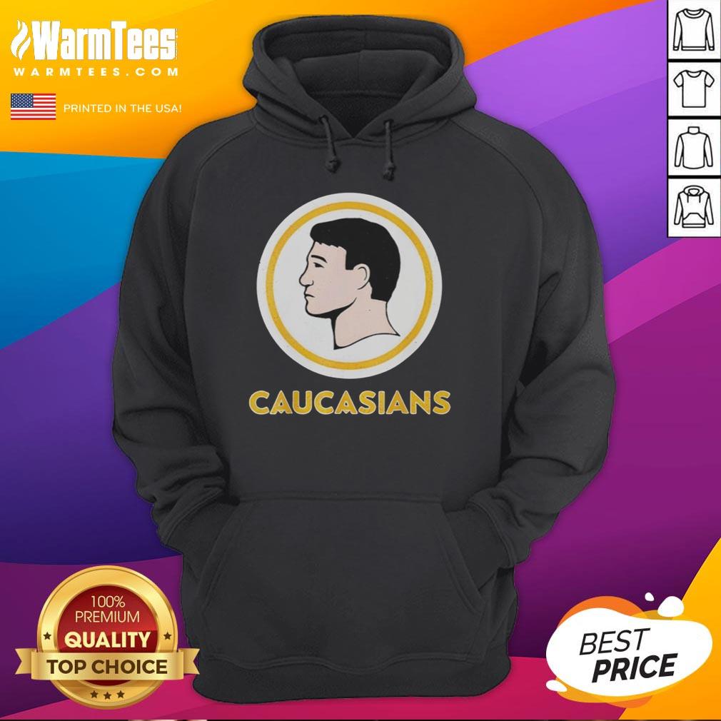 Funny vintage hoodie featuring Nice Caucasians design, perfect for casual wear and a unique fashion statement.