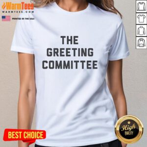 Premium The Greeting Committee Ladies Tee featuring a stylish design, perfect for fans of the band and casual wear.
