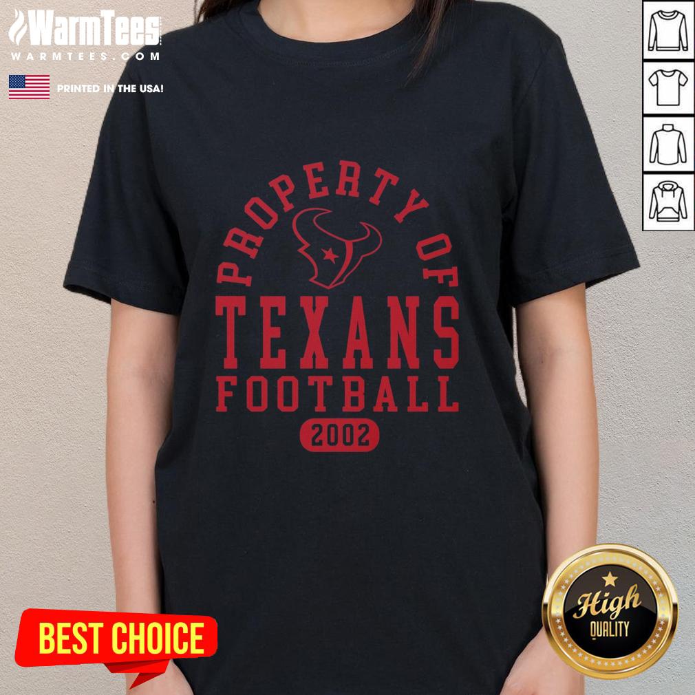 Awesome Indianapolis Colts Football Property 2002 Ladies Tee in vibrant blue with team logo, perfect for fans.