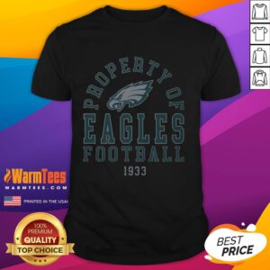 Awesome Philadelphia Eagles Property 1933 T-Shirt featuring vintage logo and stylish design for fans and collectors.