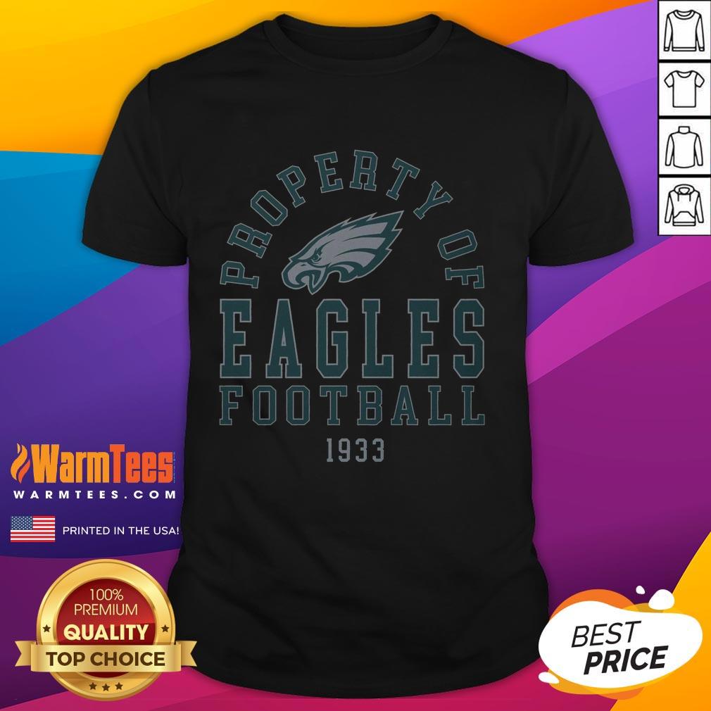 Awesome Philadelphia Eagles Property 1933 T-Shirt featuring vintage logo and stylish design for fans and collectors.