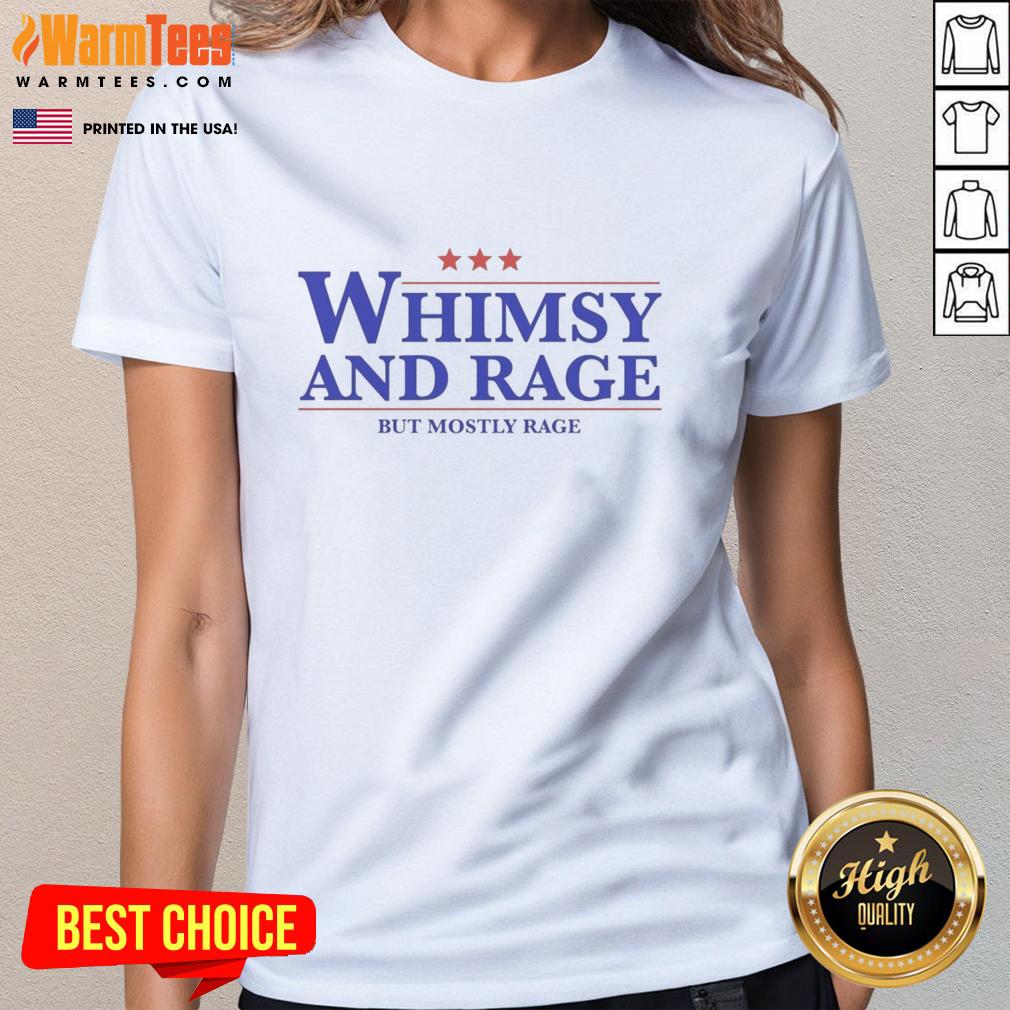 Awesome Whimsy and Rage Ladies Tee featuring bold graphic design, perfect for expressing your style and attitude.