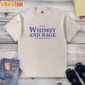 Alt Text: Awesome Whimsy and Rage washed t-shirt featuring a bold graphic design and vibrant colors for a stylish look.