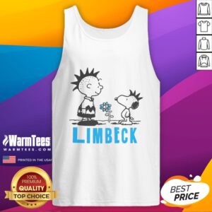 Alt Text: Cute Peanuts Snoopy Punx Limpeck tank top featuring a fun graphic design of Snoopy and vibrant colors.