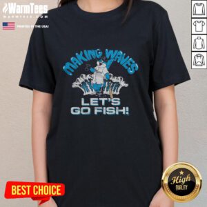 Good Miami Marlins Billy the Marlin ladies tee featuring vibrant colors and team logo for fans.