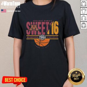 Good Minnesota Golden Gophers NCAA Women's Sweet 16 2026 tee, perfect for March Madness fans supporting their team.