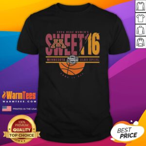 Good Minnesota Golden Gophers NCAA Women's Sweet 16 2026 Men's March Madness T-Shirt featuring team colors and logo.
