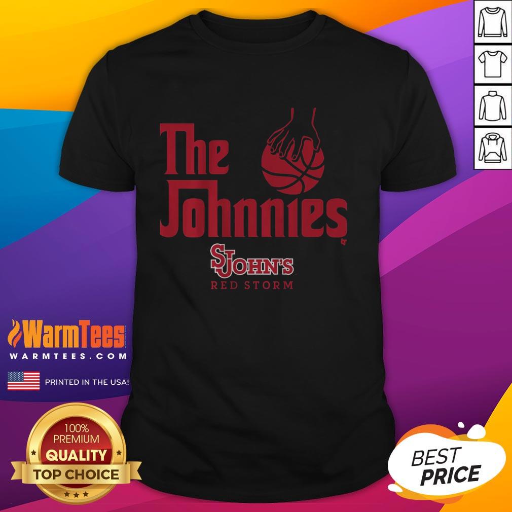 Good St. John's Basketball The Johnnies T-Shirt featuring vibrant team colors and logo, perfect for fans and supporters.