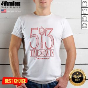 Good Time To Win Cincinnati Baseball T-Shirt featuring vibrant team colors and a stylish design for fans.