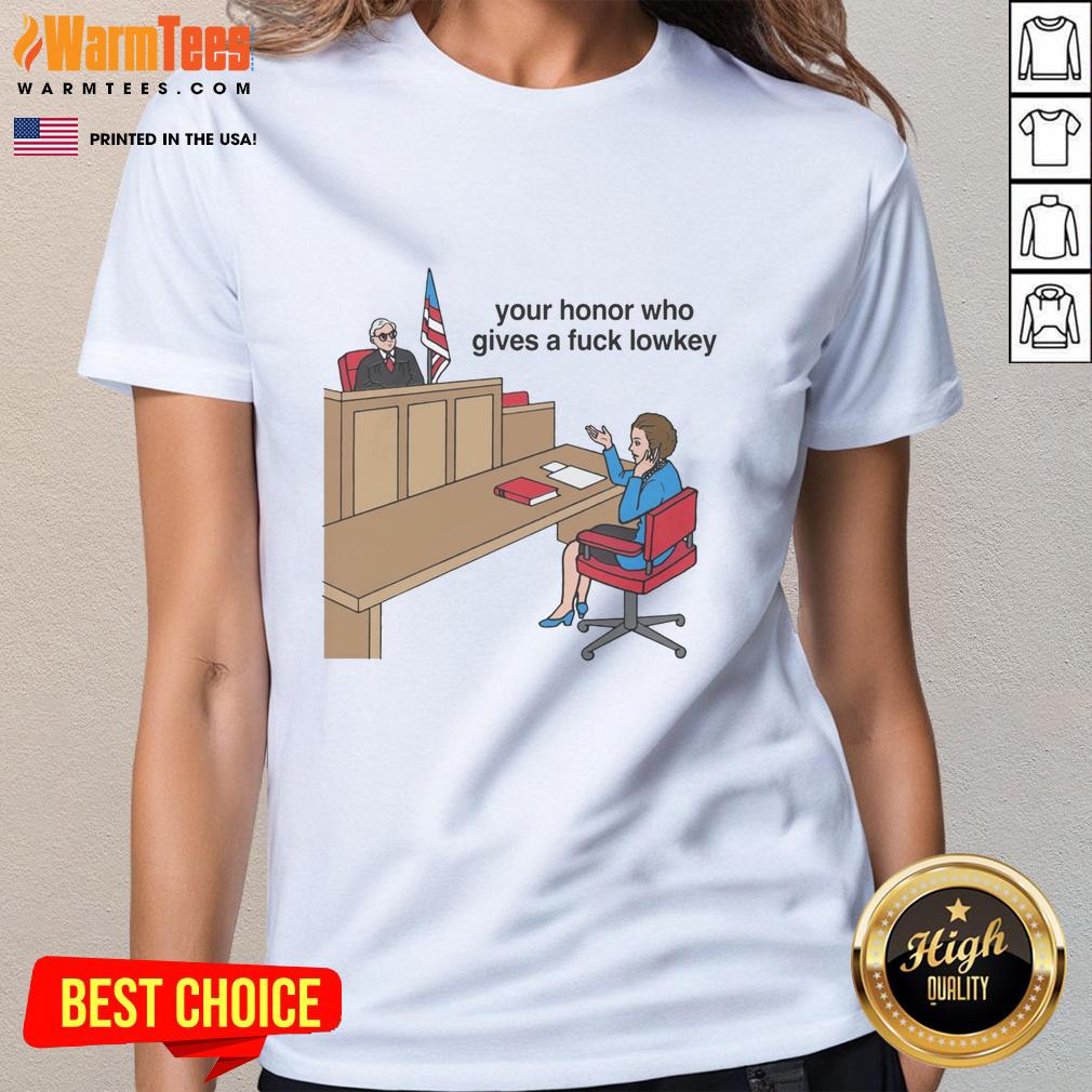 Good Your Honor Who Gives A Fck Lowkey Ladies Tee in black, stylish and comfortable for casual outings.