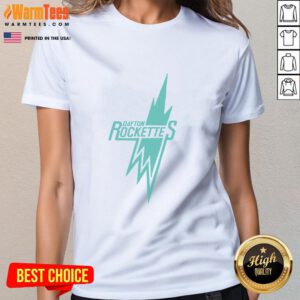 Hot Dayton Rockettes ladies tee featuring vibrant design and comfortable fit, perfect for fans and stylish summer wear.