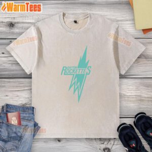 Hot Dayton Rockettes washed t-shirt featuring a vibrant design, perfect for fans and casual wear on warm days.