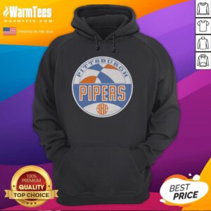 Stylish Nice Aba Pittsburgh Pipers Logo Hoodie featuring vibrant team colors and comfortable design for fans.